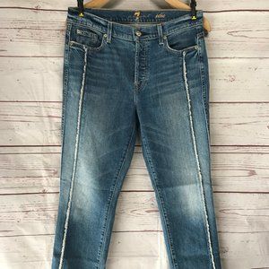7 For All Mankind Edie Cropped Jeans